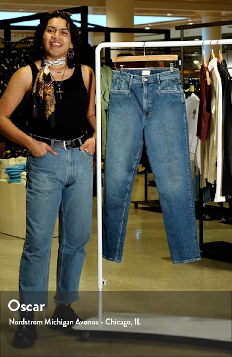 The Jordie Super High Waist Straight Leg Jeans, sales video thumbnail