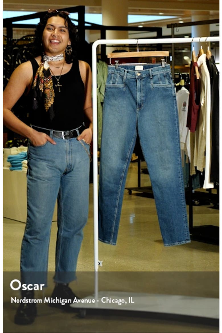 The Jordie Super High Waist Straight Leg Jeans video