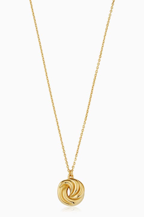 14K Yellow Gold Infinite Love Pendant Necklace