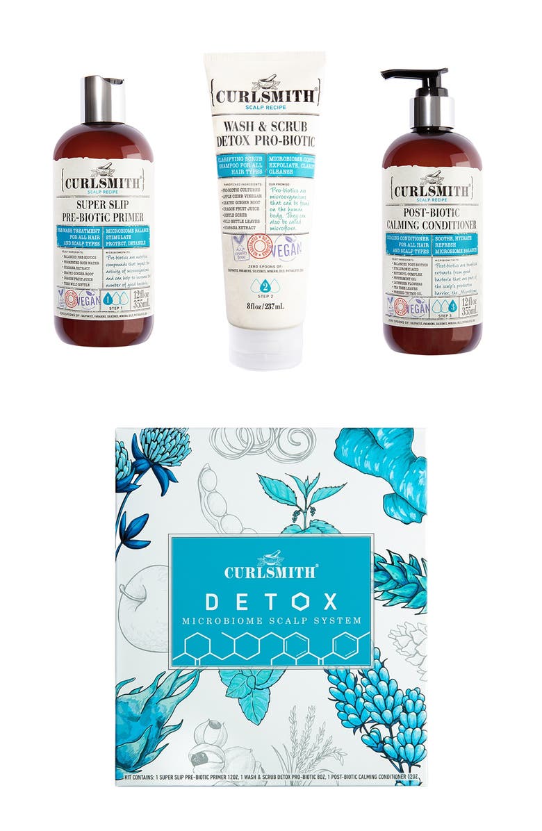 CURLSMITH Detox Microbiome Scalp Hair Care Set, Main, color,