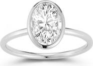 GLAZE JEWELRY Oval Cut Moissanite Solitaire Ring