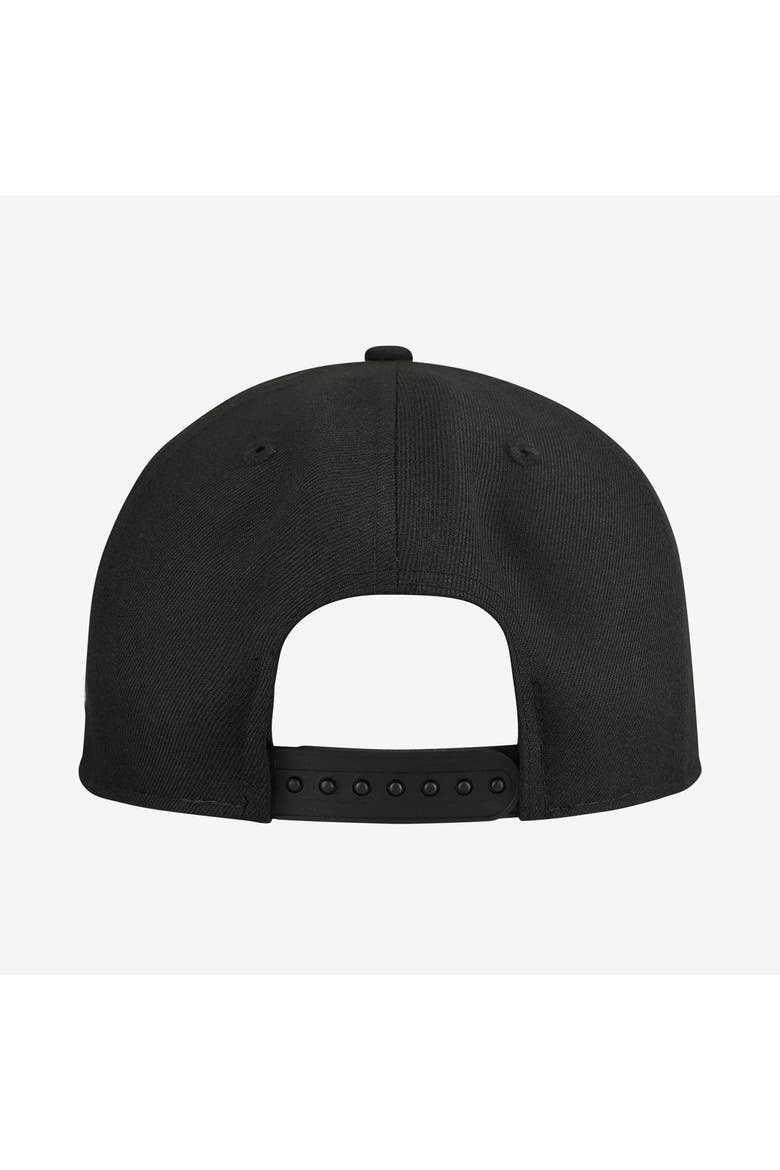 Men's New Era  Black New York Knicks Team 9FIFTY Snapback Hat, Alternate, color, Black