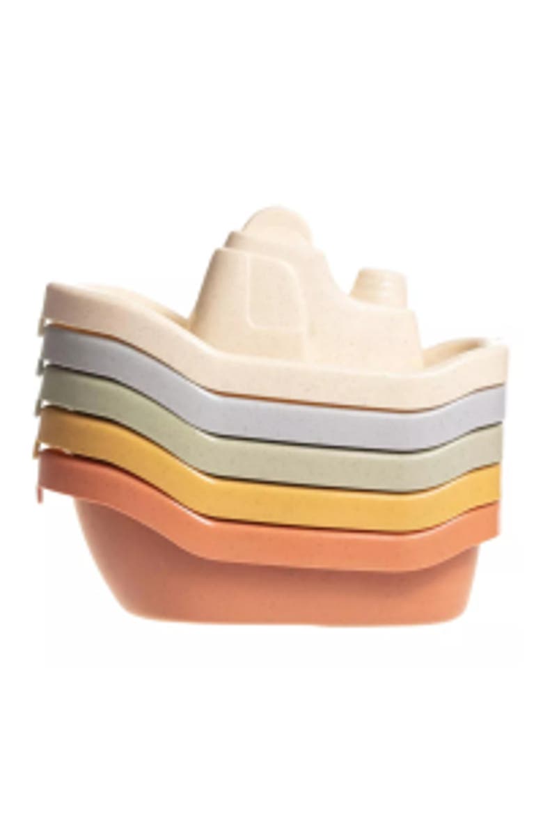 Sperric Floating Boats Mold Free Educational Bath Toy 5-Piece Set, Main, color, Multicolor