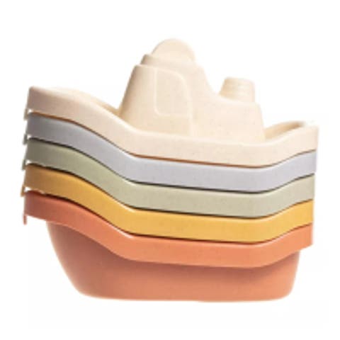 Floating Boats Mold Free Educational Bath Toy 5-Piece Set
