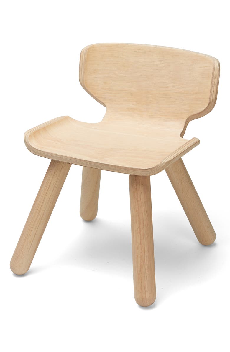 PlanToys<sup>®</sup> Kids' Chair, Main, color, Brown