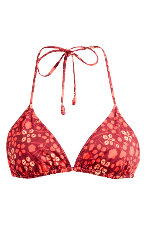 Ulla Johnson Keaton Bikini Top In Coral
