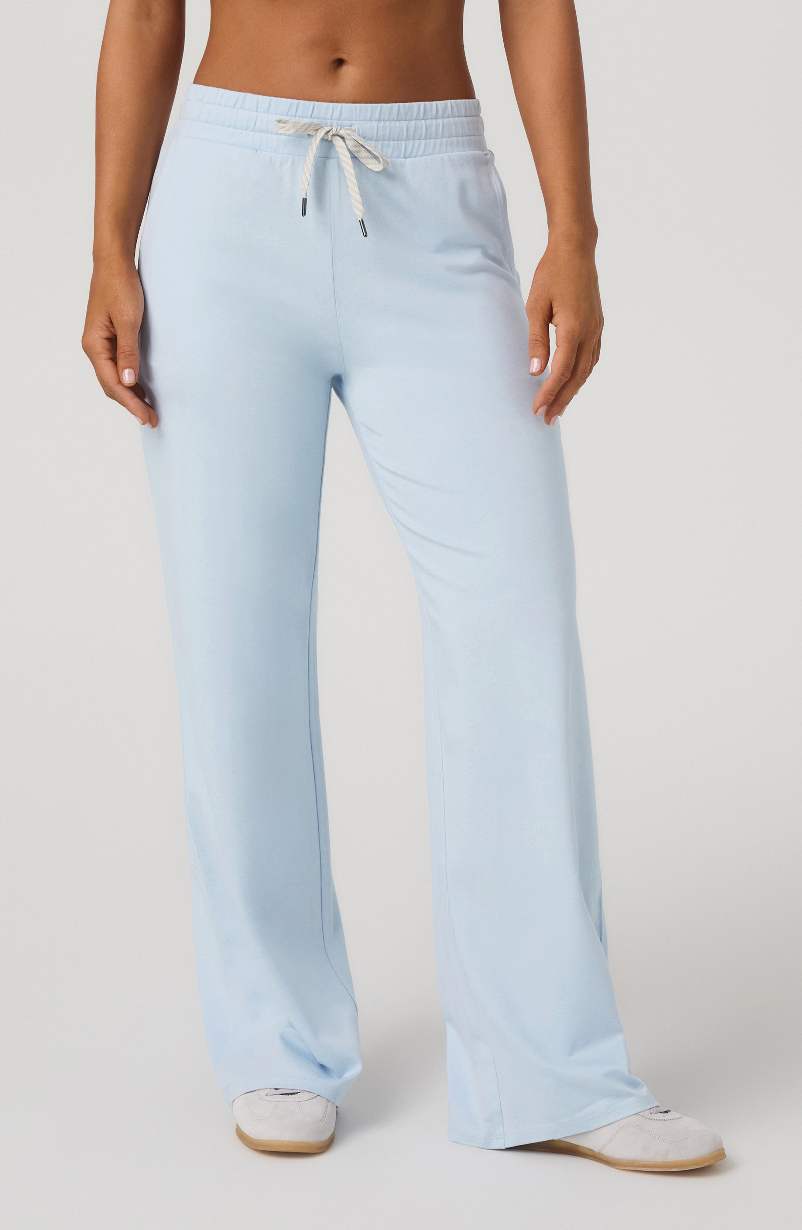 Halo Essential Wide Leg Sweat Pants - image 5
