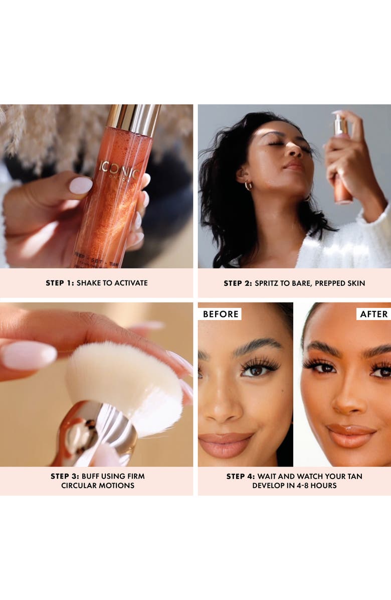 ICONIC LONDON Prep Set Tan Mousse Original Tanning Mist Treatment, Alternate, color, Original