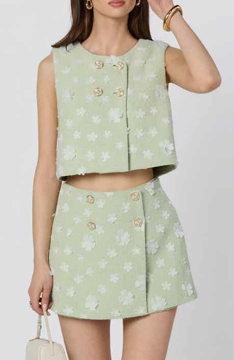Janell Floral Appliqué Vest