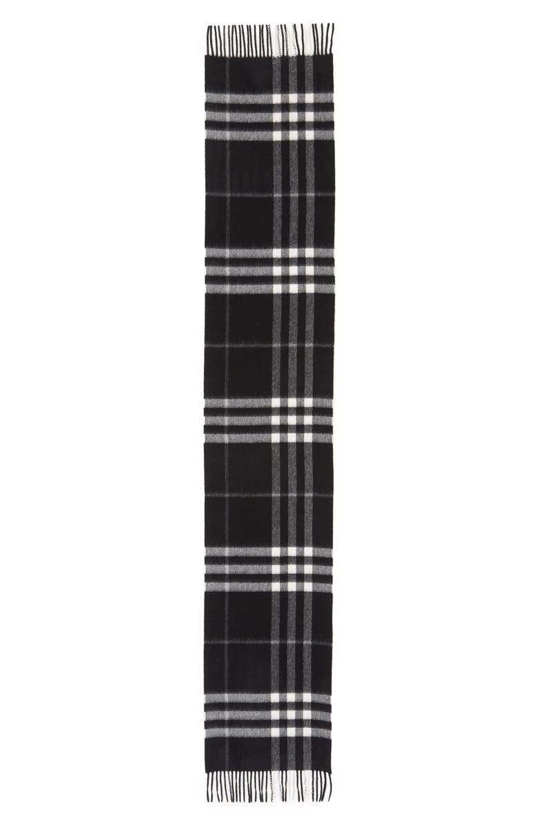 Burberry 'Giant Icon' Cashmere Scarf, Alternate, color, 