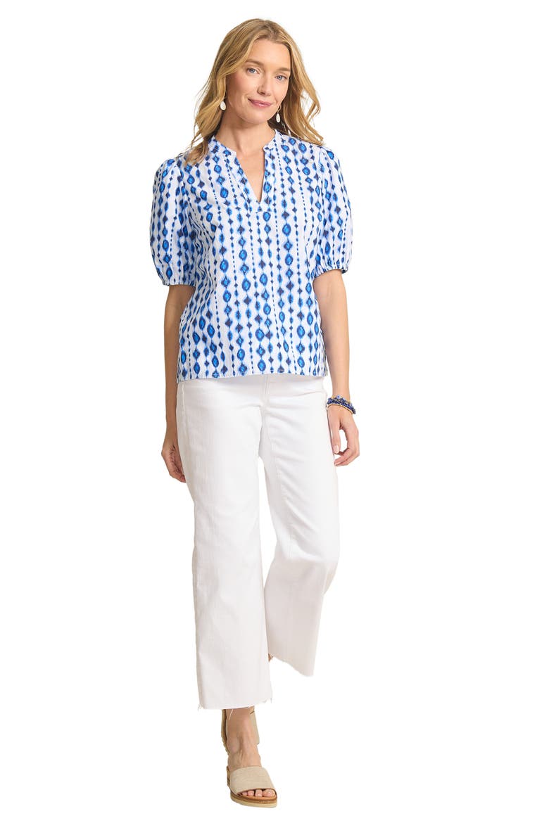 Crystalline Cove Cotton Top, Alternate, color, WHITE