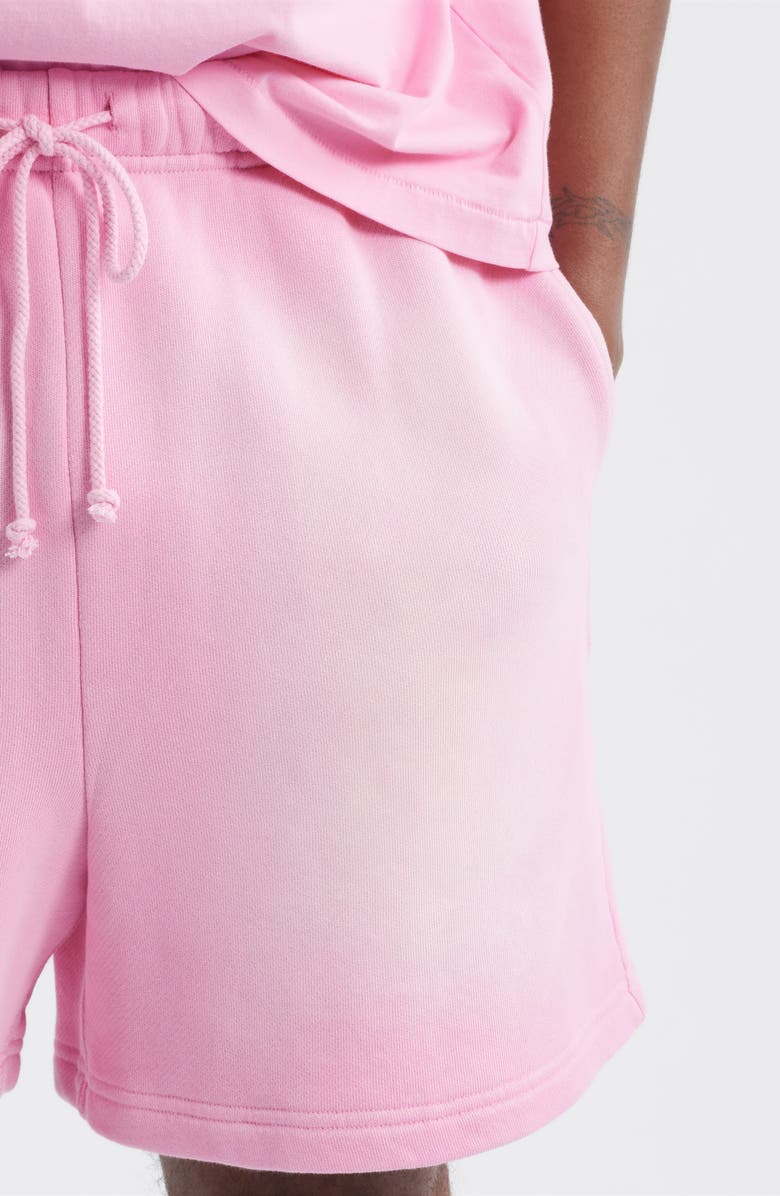 Elwood Core Organic Cotton Brushed Terry Sweat Shorts, Alternate, color, Sun Faded Pink