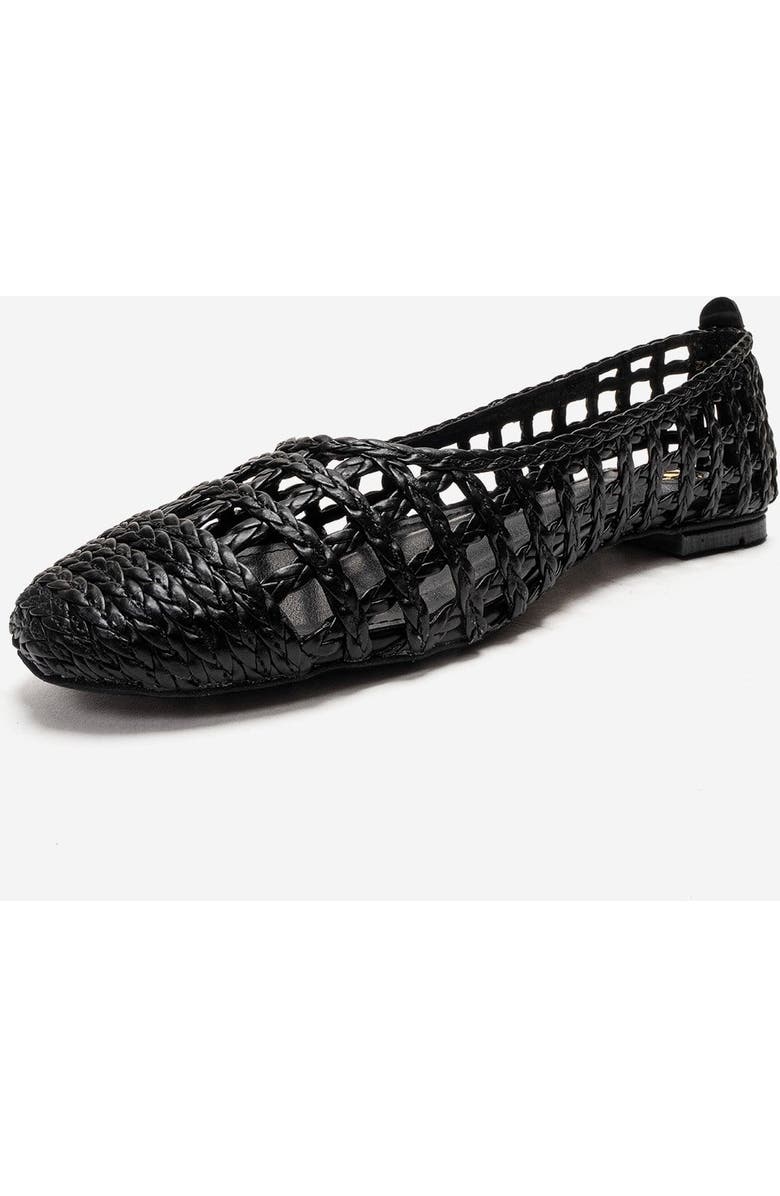 Prologue Shoes Elvaris Woven Ballet Flat, Alternate, color, Black