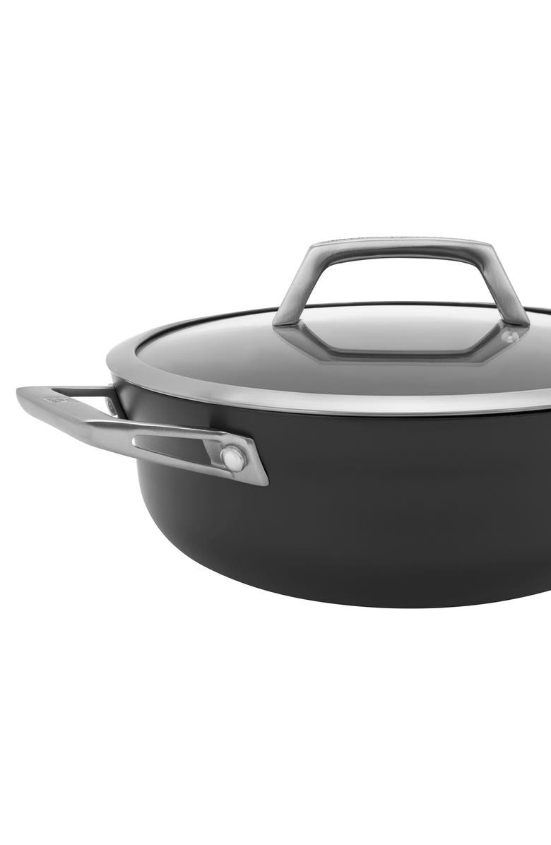 ZWILLING Motion Hard Anodized Nonstick 4-Quart Chef's Pan, Alternate, color, Matte Black