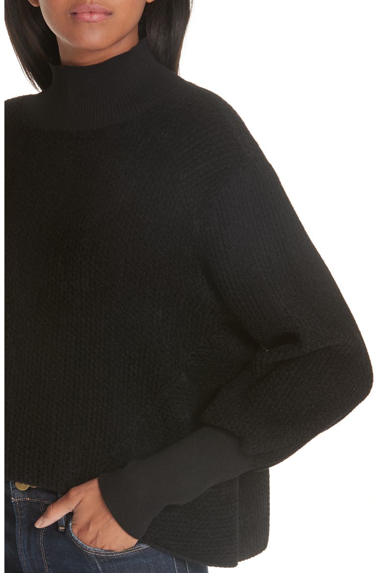 Chenille Sweater, Alternate, color, NOIR
