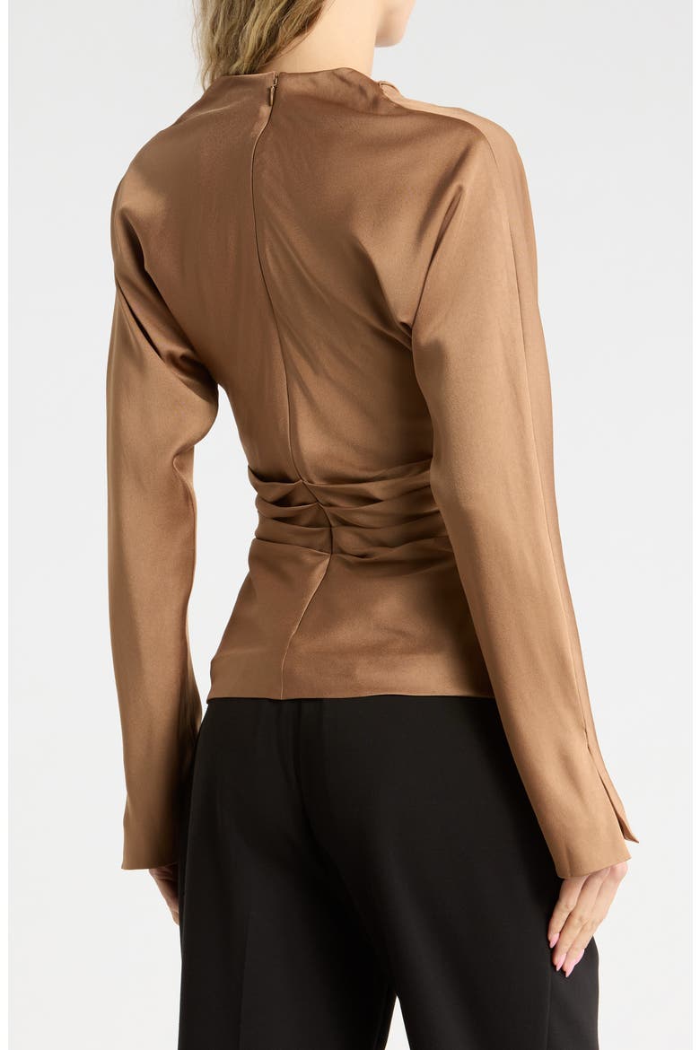 Victoria Draped Long Sleeve Top, Alternate, color, CHAI