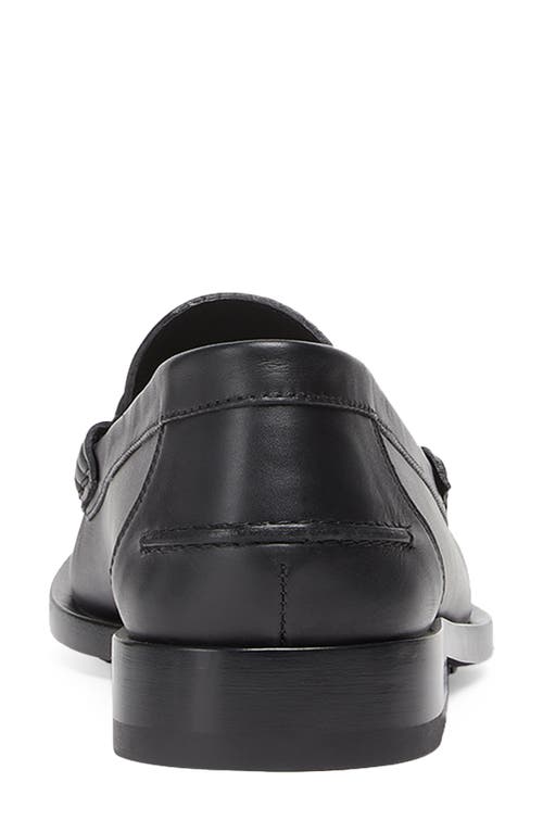Fendi Logo-plaque Leather Loafers In Black