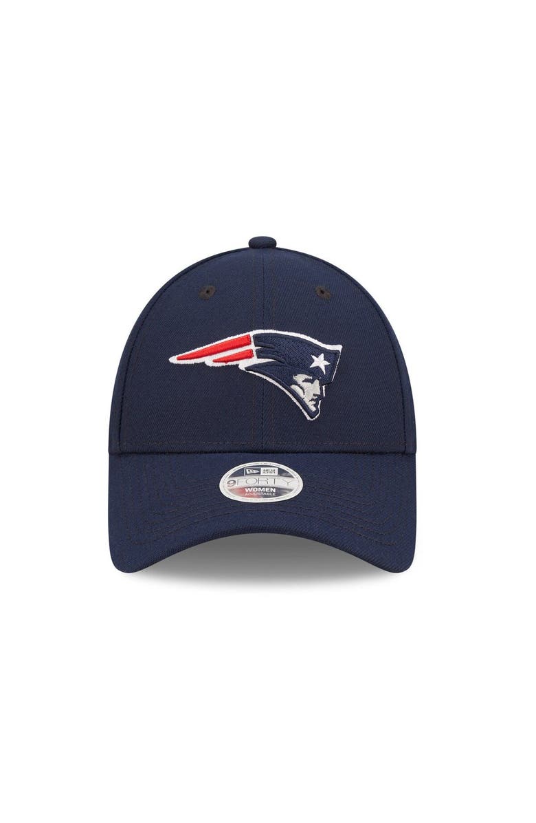 New Era Women's New Era Navy New England Patriots Simple 9FORTY Adjustable Hat, Alternate, color, 