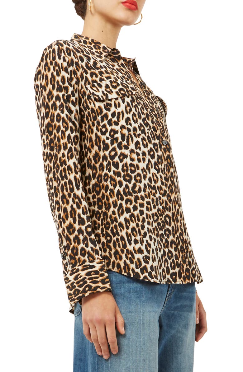 Equipment 'Slim Signature' Silk Shirt, Alternate, color, Natural