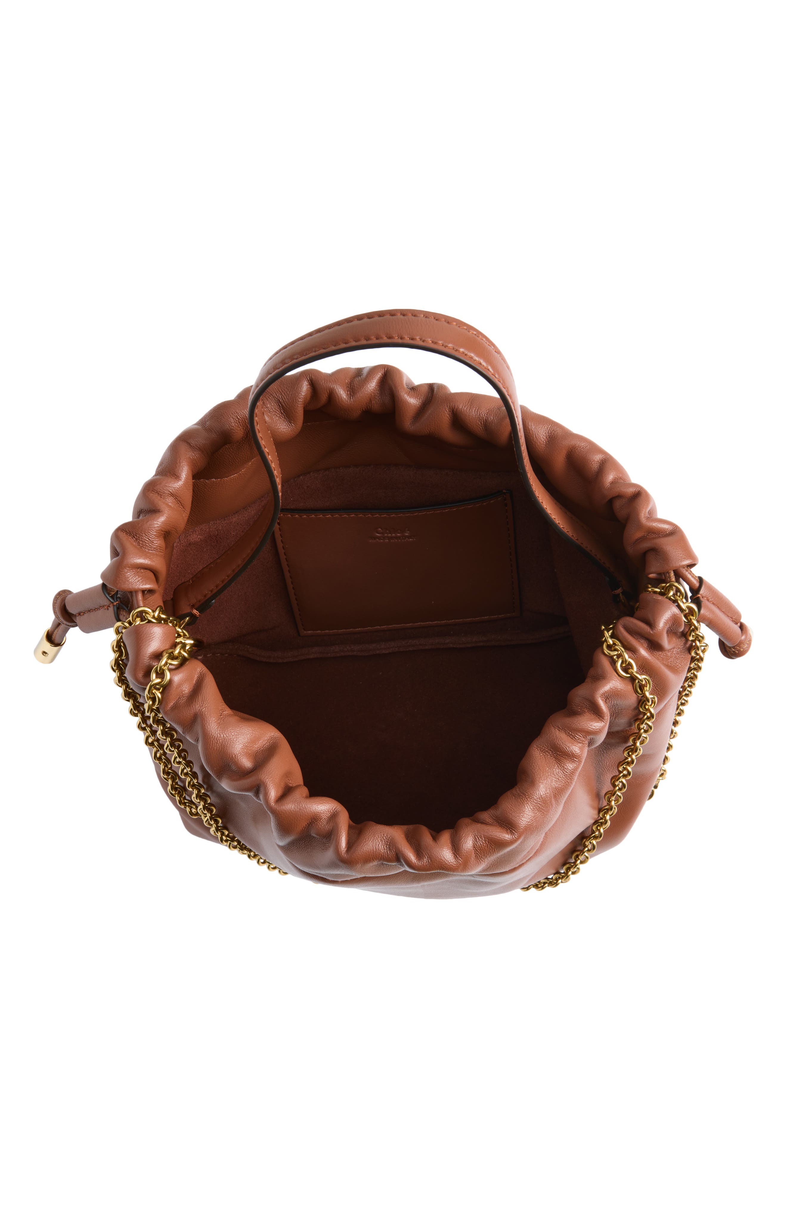Mini Icons Leather Shoulder Bag, Alternate, color, BLUSHY BROWN
