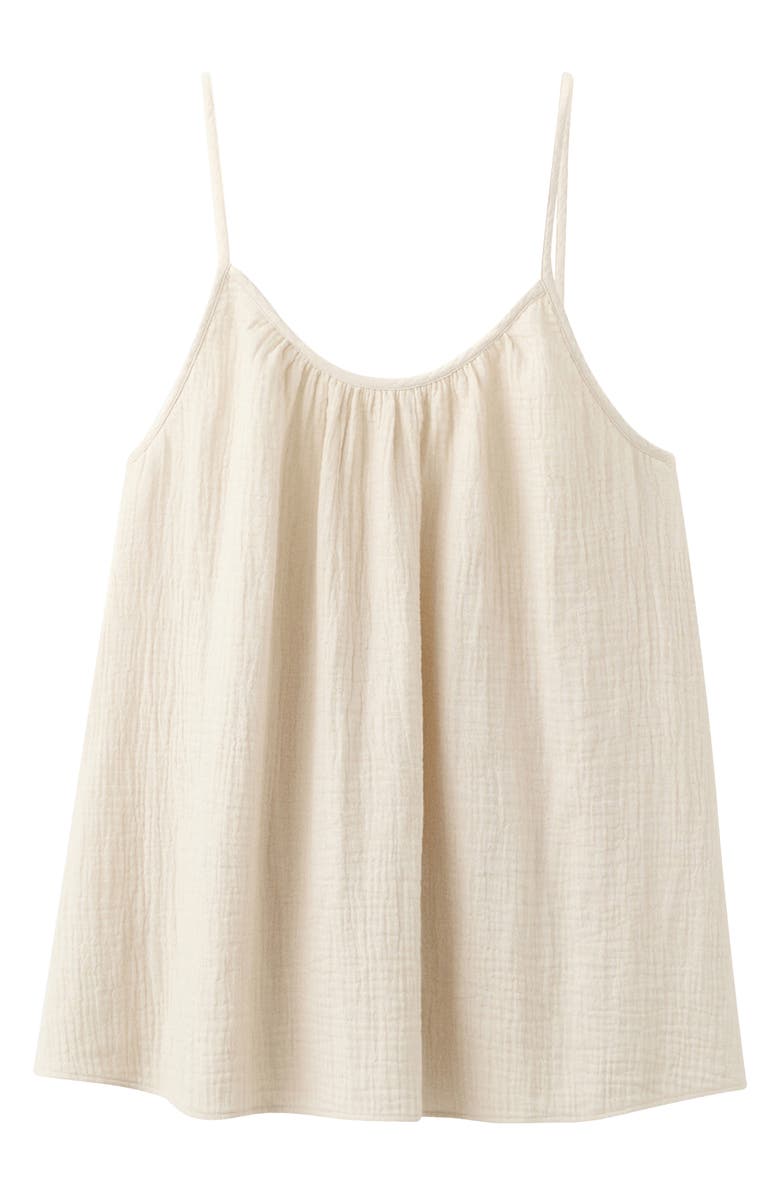 MANGO Cotton Gauze Pajama Top, Alternate, color, 