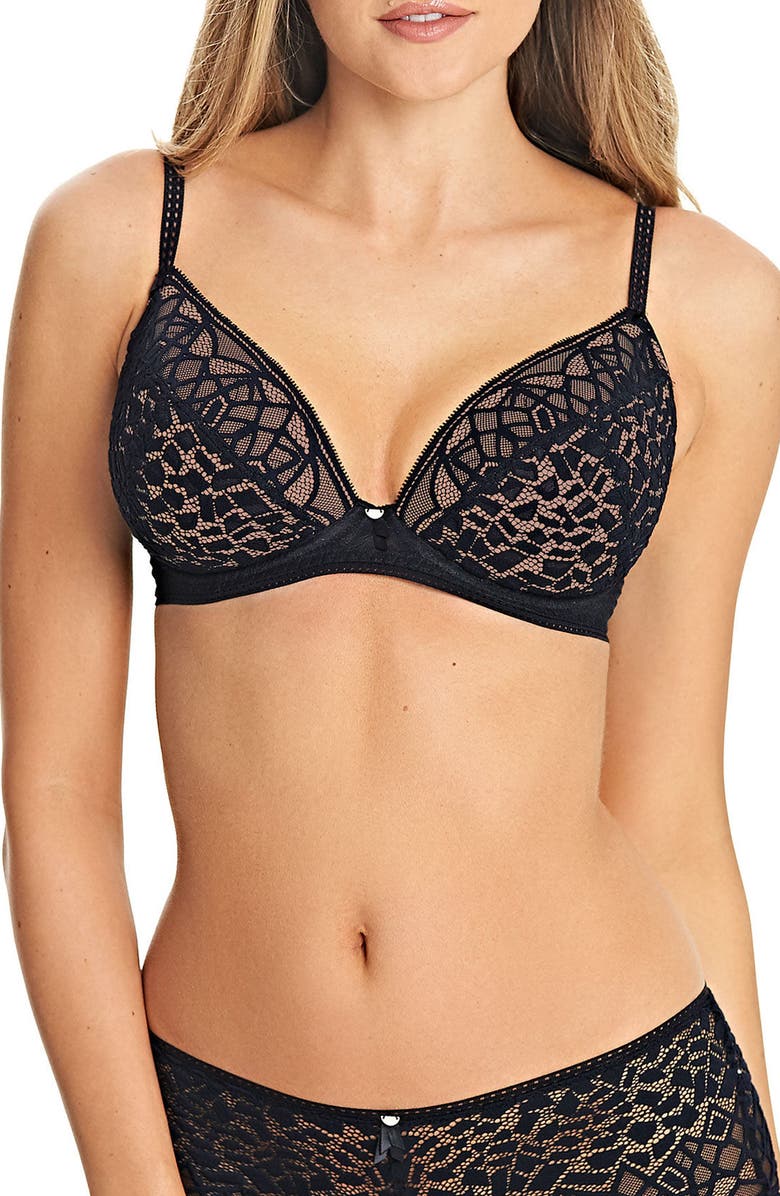 Freya Soiree Underwire Plunge Bra, Main, color, 