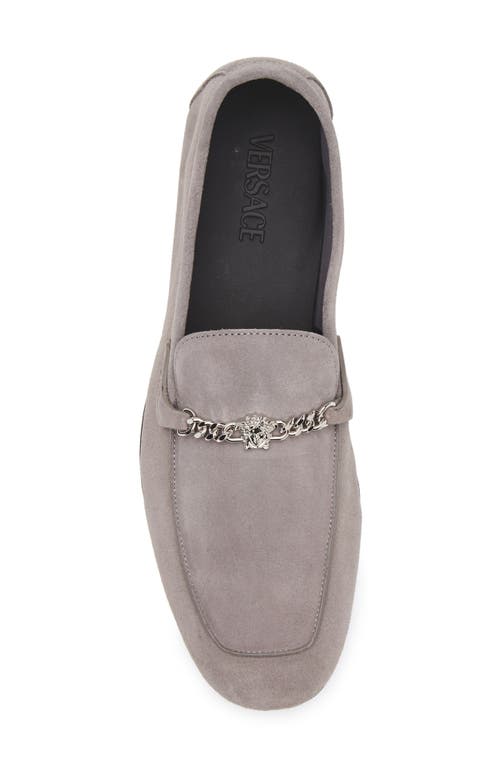 Versace Medusa Suede Loafers