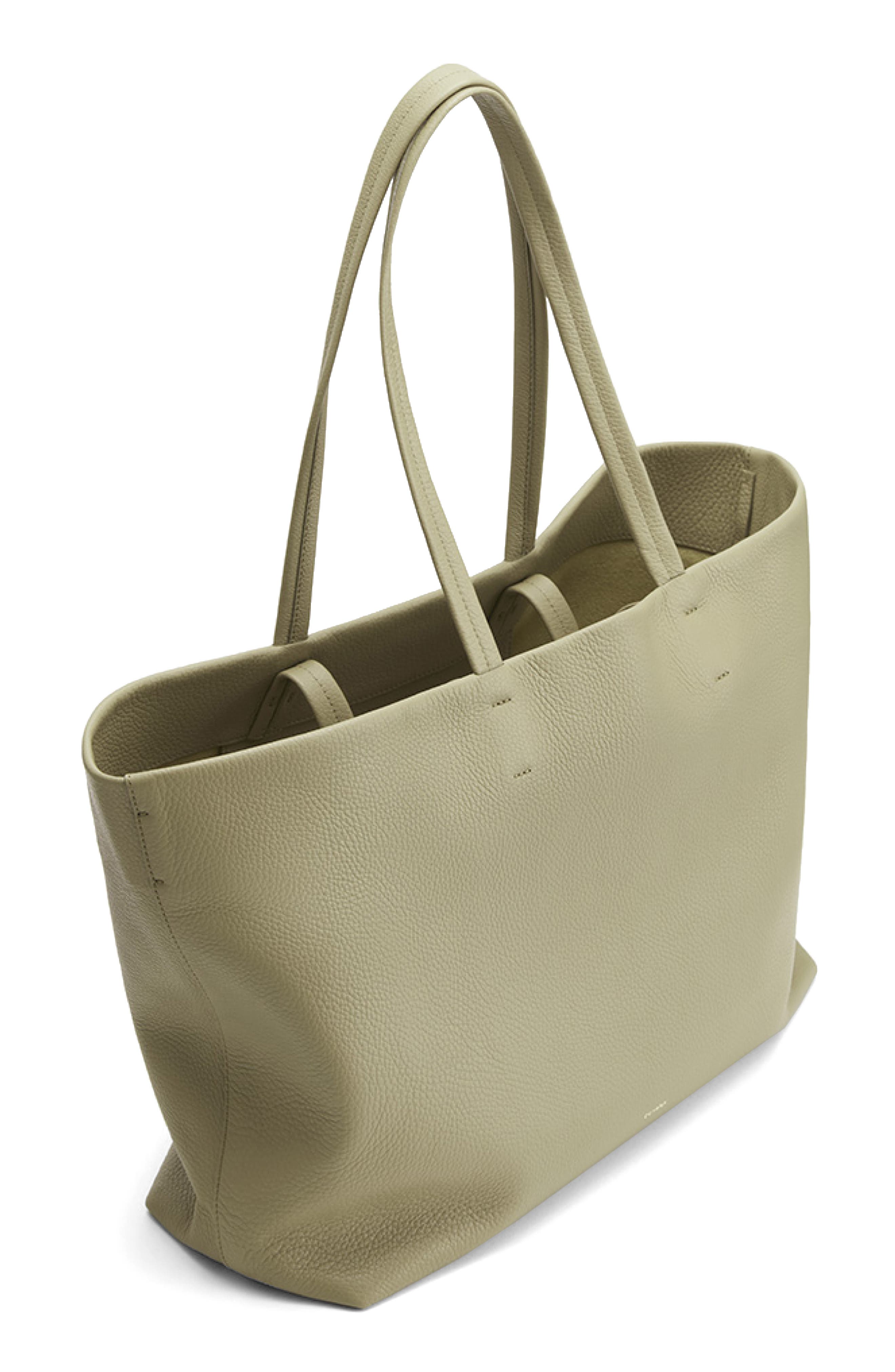 Cuyana Classic Easy Leather Tote, Alternate, color, Sage