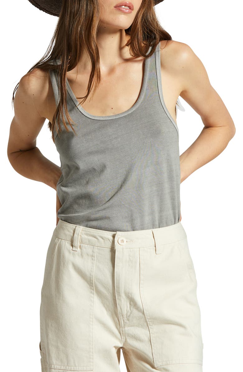 Brixton Carefree Organic Cotton Tank, Main, color, 