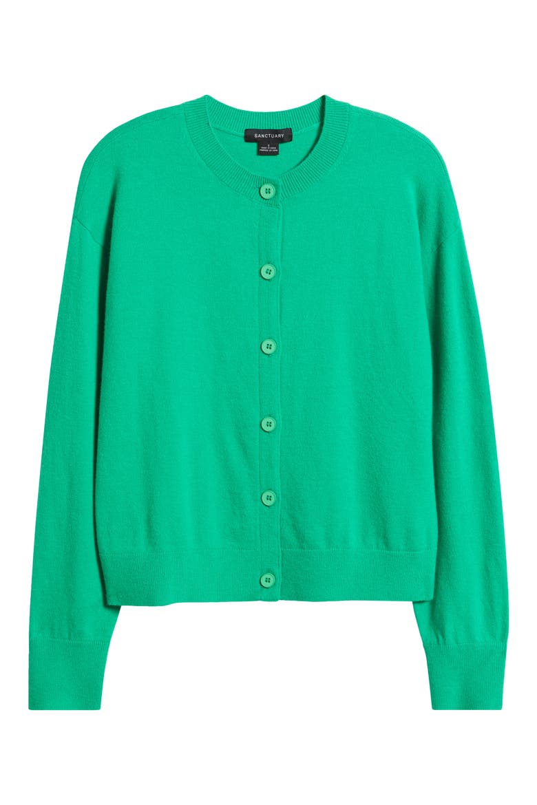 Must-Have Cardigan, Alternate, color, POP GREEN