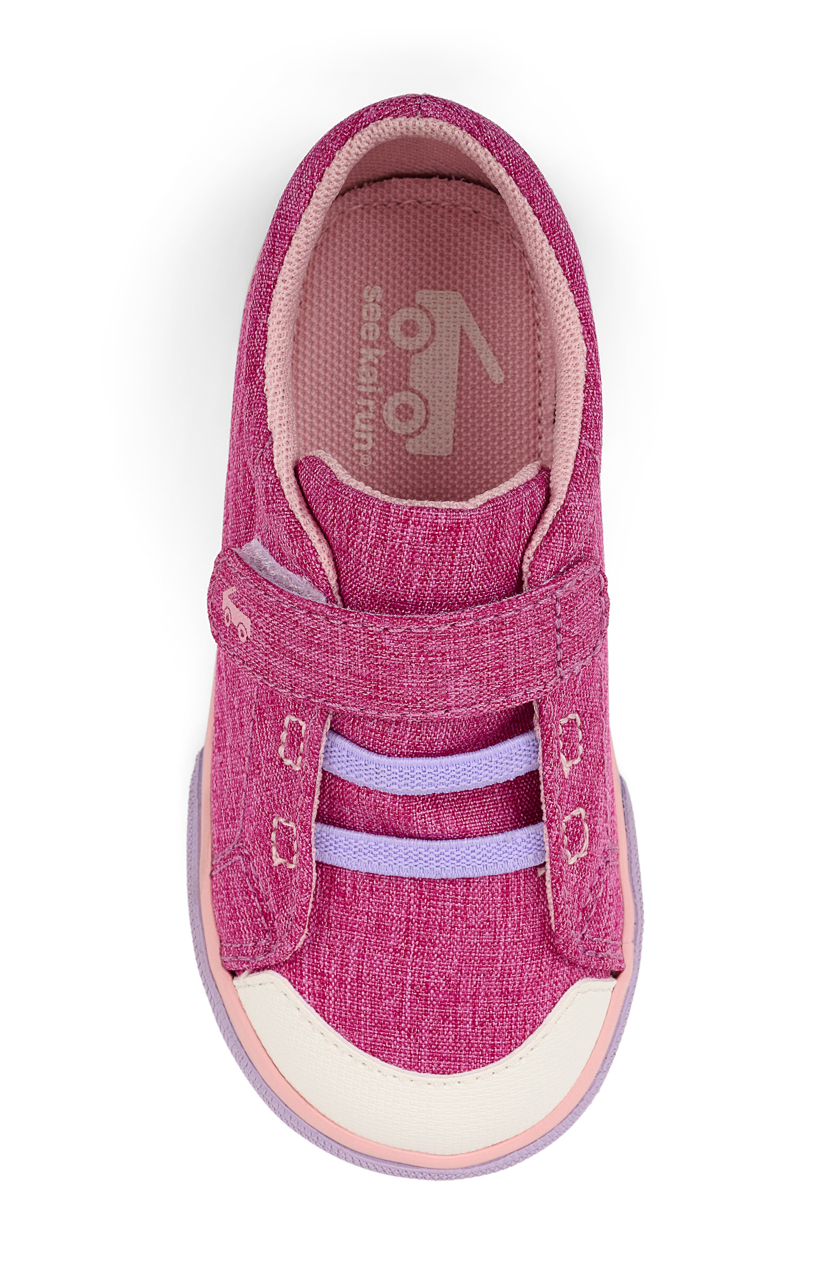 Kids' Alex Sneaker, Alternate, color, BERRY LINEN