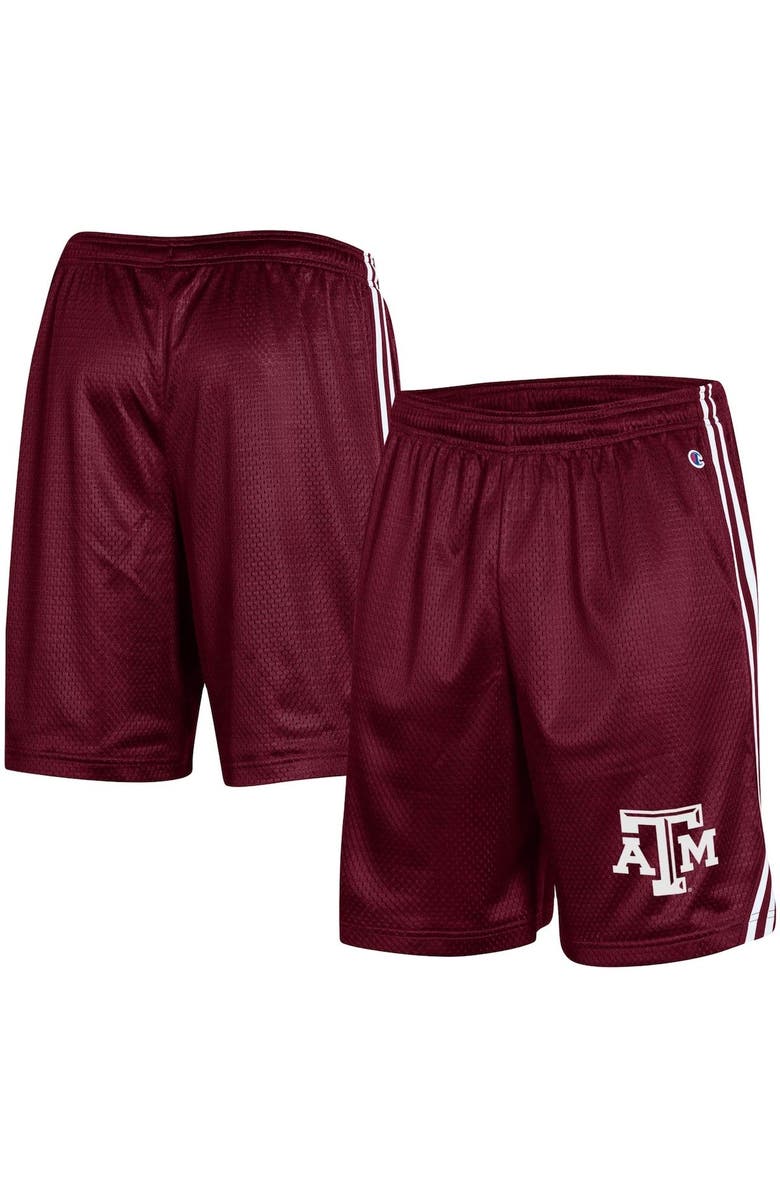 Champion Men's Champion Maroon Texas A&M Aggies Team Lacrosse Shorts, Main, color, 