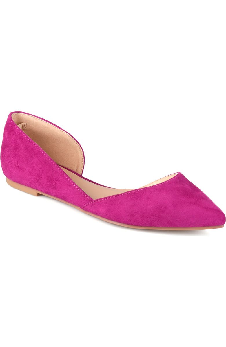Journee Collection JOURNEE Ester d'Orsay Flat, Main, color, Plum