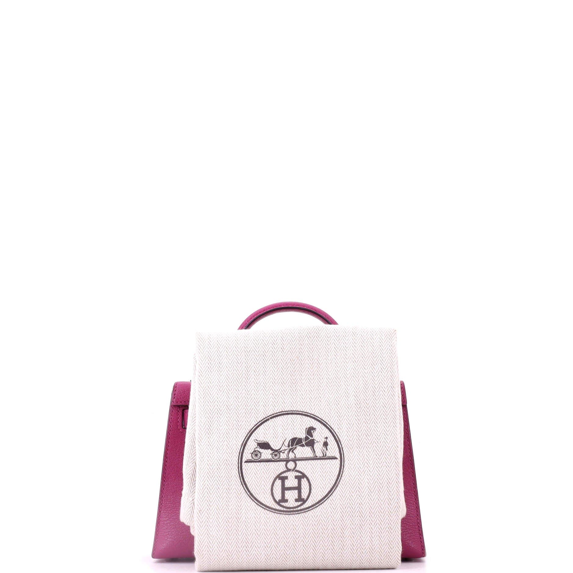 Kelly Mini II Bag Pink Chevre Mysore with Palladium Hardware 20, Alternate, color, Pink