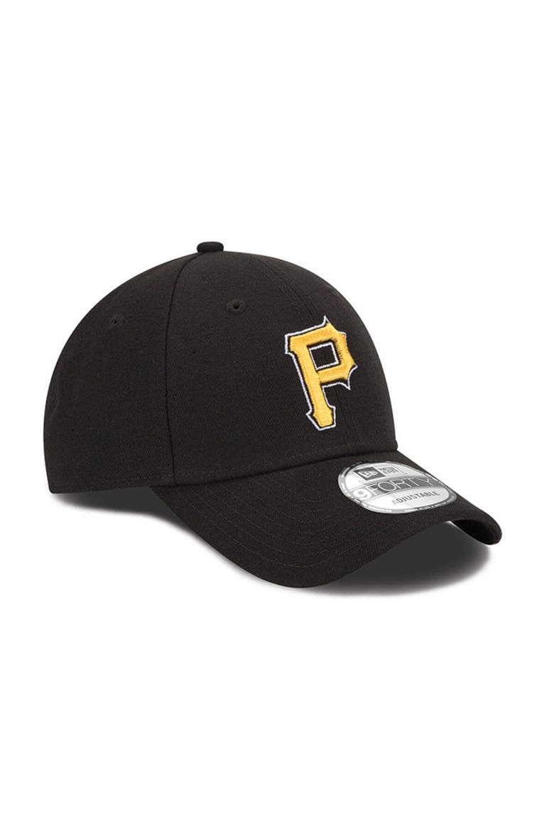 Men's New Era Black Pittsburgh Pirates The League 9FORTY Adjustable Hat, Alternate, color, Black