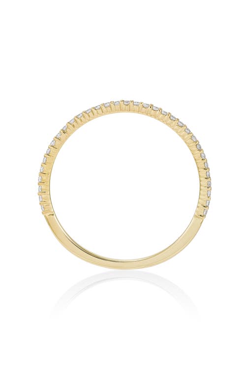 Frankie & Zoe Diamond Band Ring In Gold