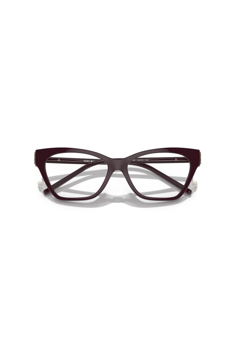 54mm Cat Eye optical glasses, Alternate, color, Red