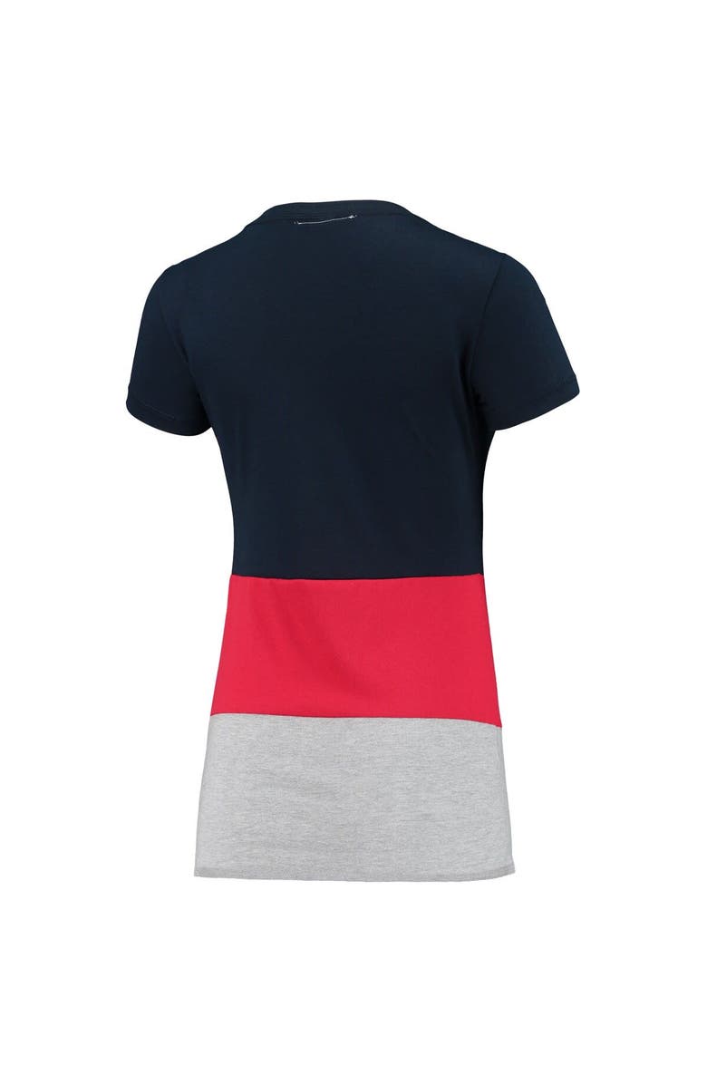 REFRIED APPAREL Women's Refried Apparel Navy Boston Red Sox Sustainable Fitted T-Shirt, Alternate, color,