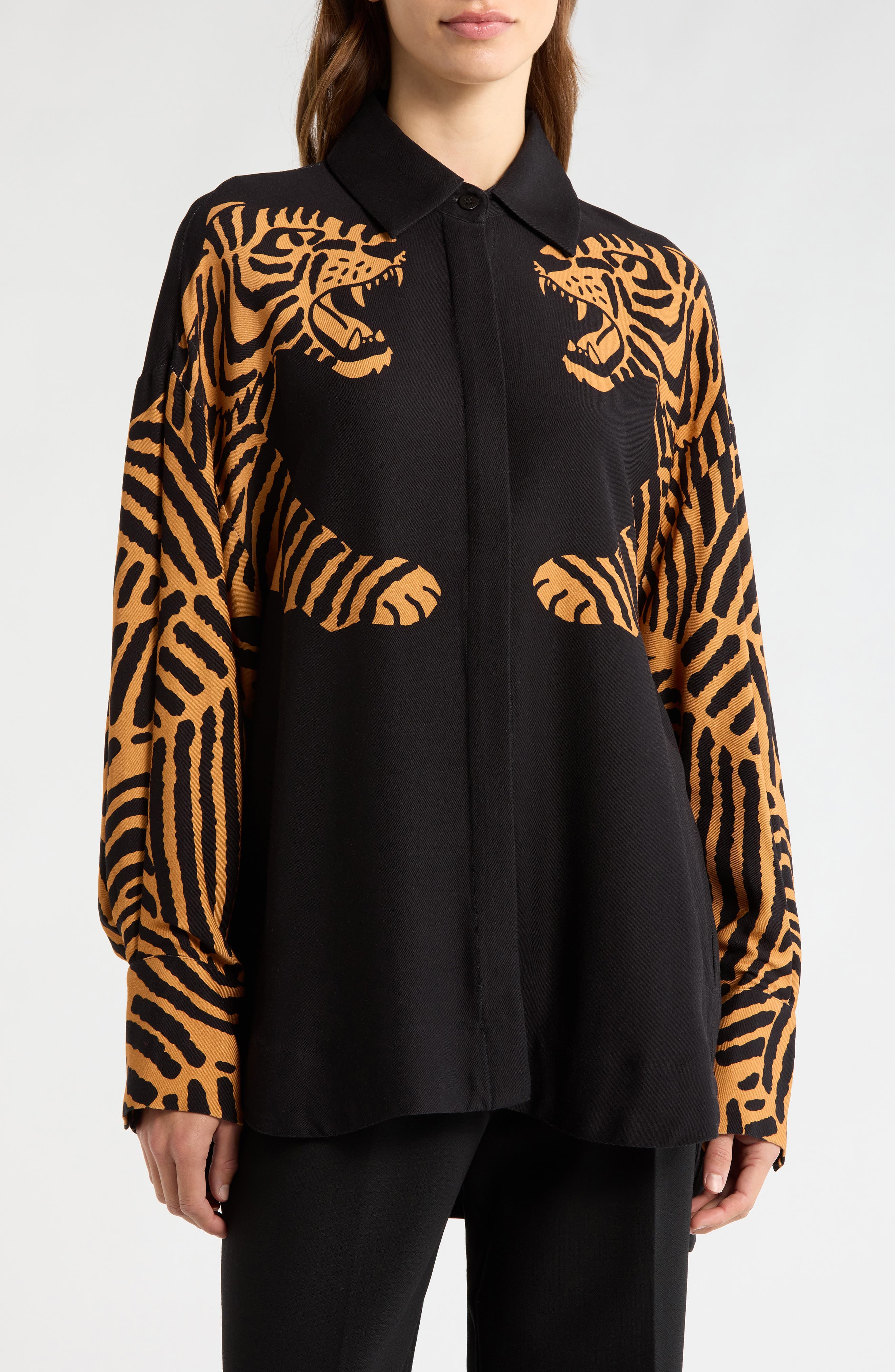 Tiger Button-Up Shirt