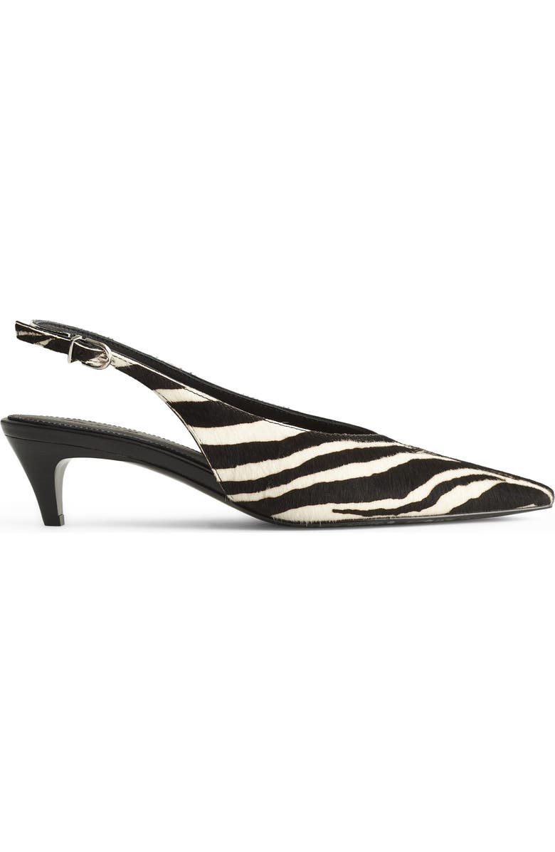 Madewell Emilie Zebra Print Genuine Calf Hair Mary Jane, Main, color,