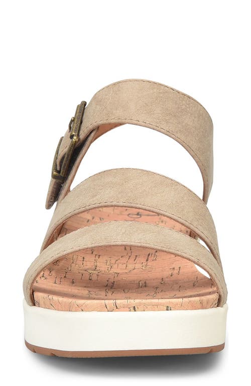 B O C By Børn Meadows Slingback Sandal In Taupe Nubuck