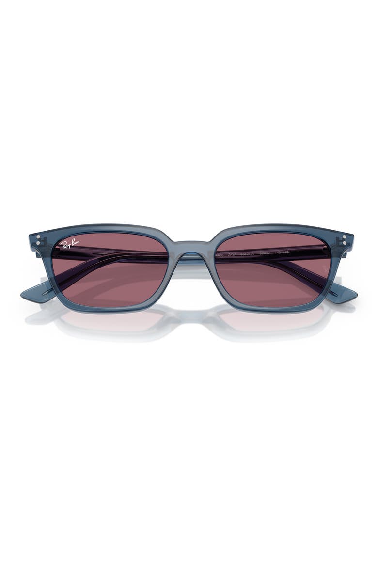 Zaya 53mm Sunglasses, Alternate, color, LIGHT BLUE