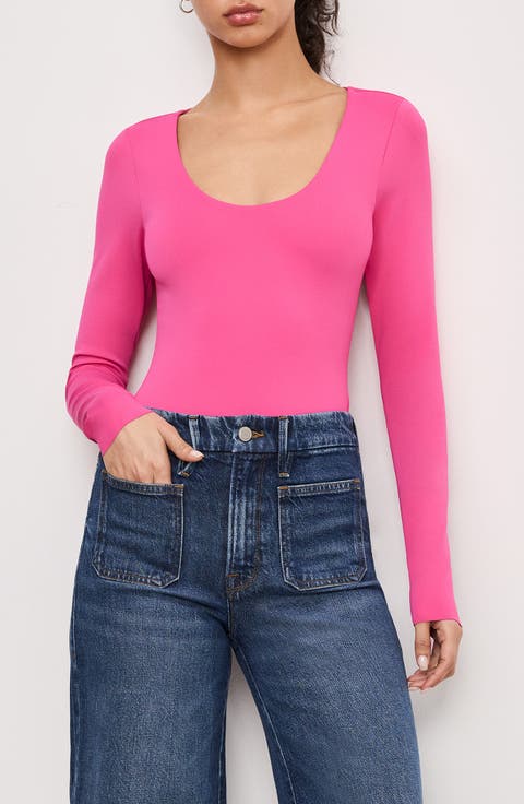 Sculpting Scoop Neck Bodysuit (Regular & Plus)