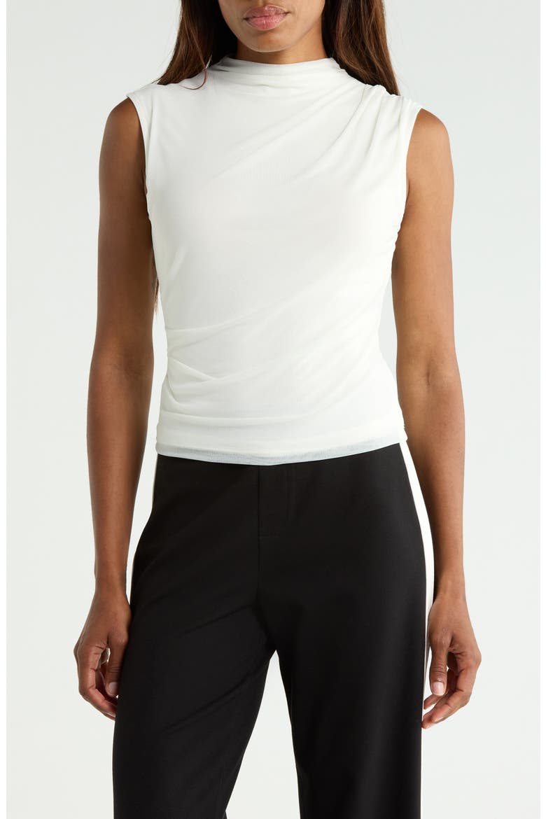 Grigio Mock Neck Knit Top, Main, color, SCONE