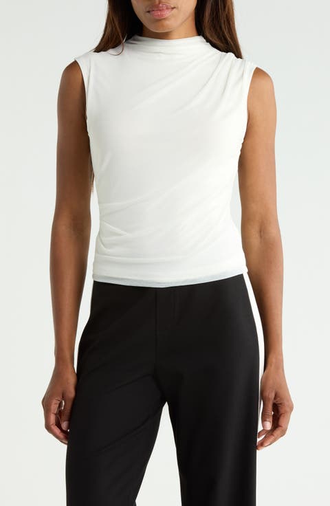 Grigio Mock Neck Knit Top
