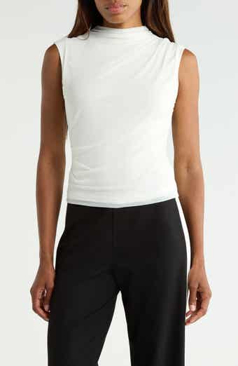 Grigio Mock Neck Knit Top
