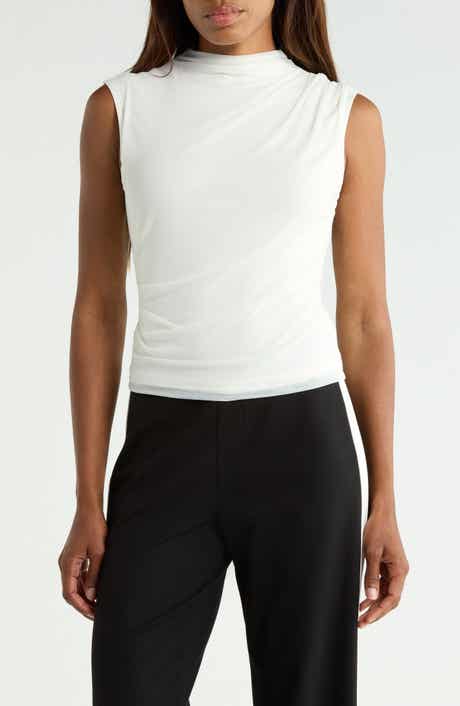 Grigio Mock Neck Knit Top