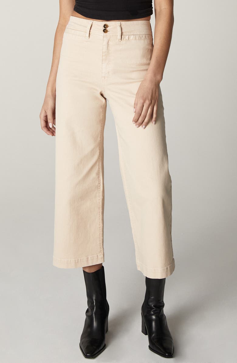 Unpublished Gemma Crop Wide Leg Jeans, Main, color, 