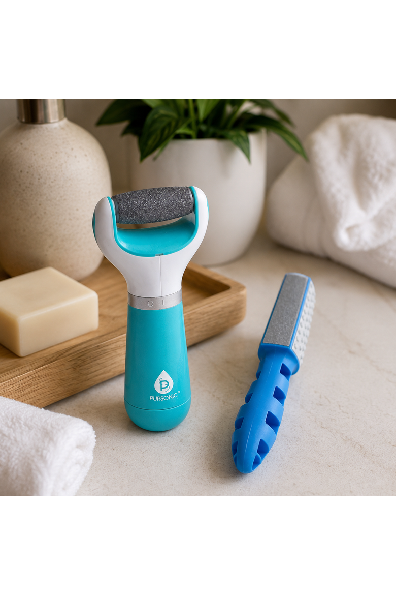 Battery & 3-in-1 Callus Remover Set, Alternate, color, Blue