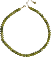 Little Sky Stone Veronica Beaded Olive Green Necklace